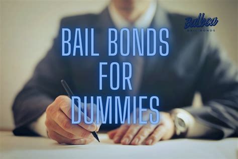 bail bonds for dummies.